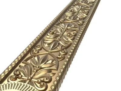 Carved Picture Frame 3D model