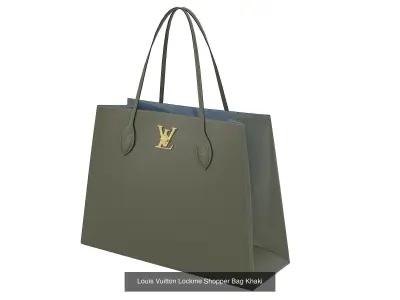 Louis Vuitton Lockme Shopper Bag 3D Model Pack