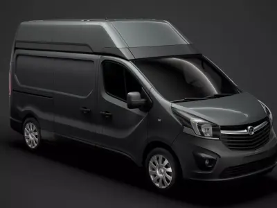 Vauxhall Vivaro Van L2H2 2018 3D model