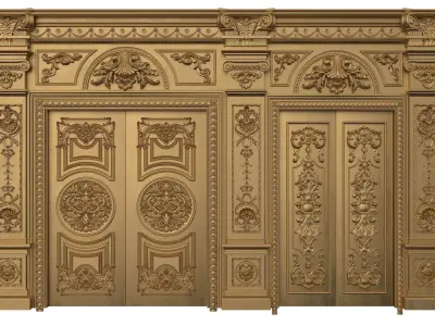 Royal Door 8 3D model