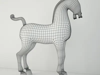 Bronze Horse 3D model purchase