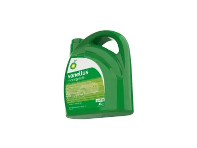 Bp Vanelus plastic oil Bottle 4L 3D print model