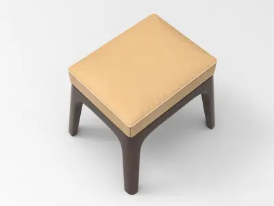 Kapi Stool Low-poly 3D model