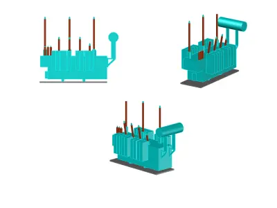Power Transformer  3D print model