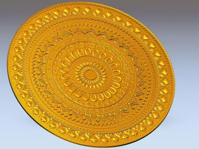 Mandala - Indian Art 3D print model