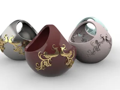 Tureen-Bowl for Fruit 3D model