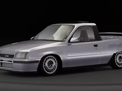 Opel Kadett GSI pickup 3D model