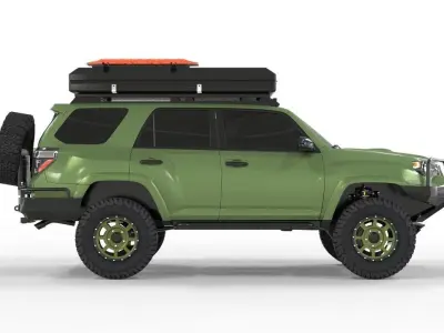 TOYOTA 4RUNNER 2016 TRD EDITION FULL ACCESORIES  3D model