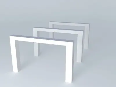 Bows over track Free 3D model