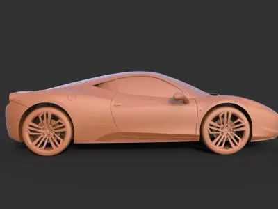 Ferrari 458 Italia 3D print model