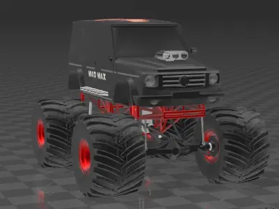 500 Big Foot  3D model