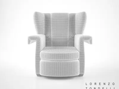 Lorenzo Tondelli Ava armchair 3D model