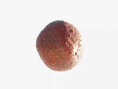 Scanned Strawberry Berry Low-poly 3D model buy