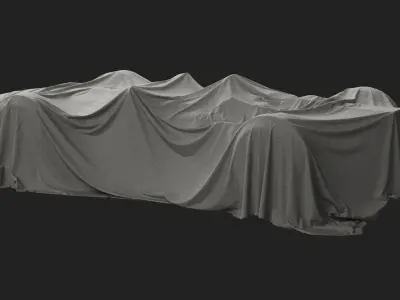 Sportcar Cover 02 3D model