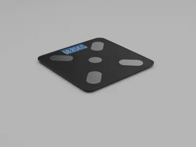 Simple Body Weight Scale Free 3D model