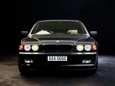 B M W 750 i L Low-poly 3D model