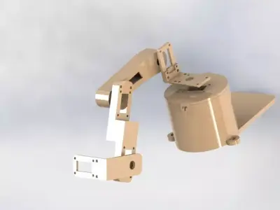 Printable robot Arm for university project or hobby 3D print model