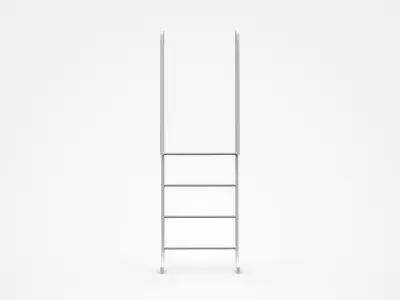 Small Hook Up Ladder 3D model