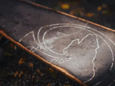 Old Longboard Low-poly 3D model