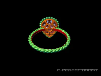 BOUCHERON Serpent Boheme Ring Small Motif 3D print model