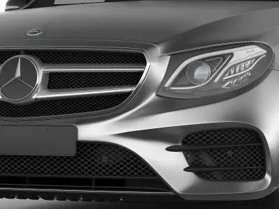 Mercedes E-class T-modell AMG 2017 3D model