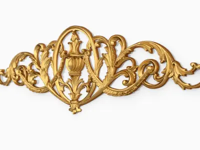 Classic decor ornament 105 3D model