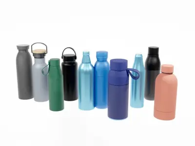 Bottles Water  3D model