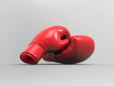 Boxing Gloves Low-poly 3D model buy