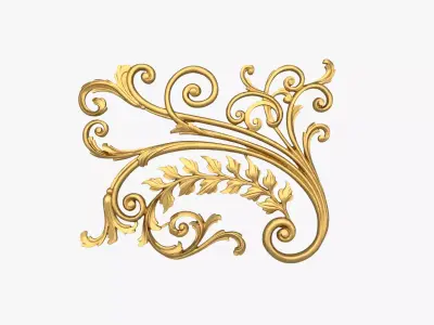 Classic decor ornament 257 3D model