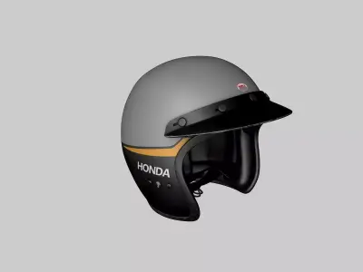 Bell Racing Helmet 3D model