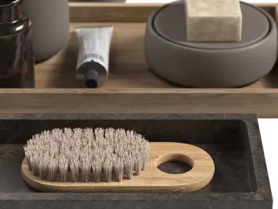 Bathroom Blomus accessories Set 3D model