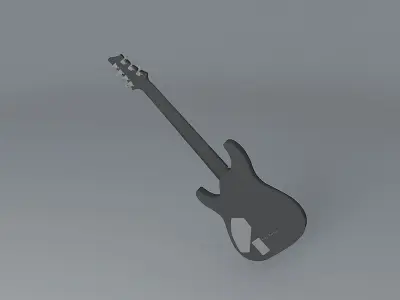 Schecter Hellraiser C7 guitar Free 3D model