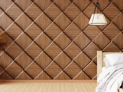 Wall wood V16 for your interior wall wood  3D model