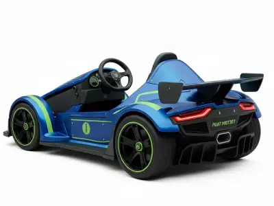 Single Seater Track Racer Car Low-poly 3D model