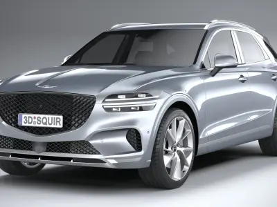 Genesis GV70 2020 3D model