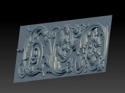 3D FLORAL DESIGN  3D model