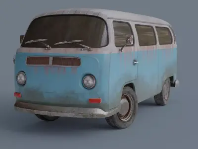 VOLKSWAGEN TRANSPORTER 3D model