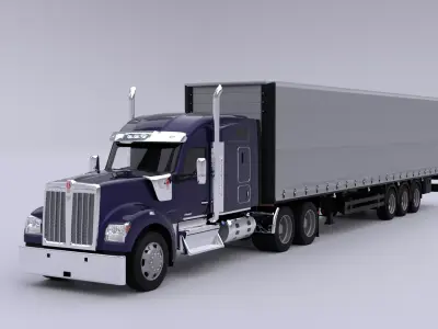 Kenworth W990  3D model