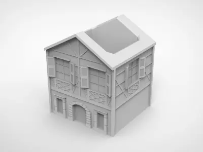 European retro Colma pattern vase 3D print model