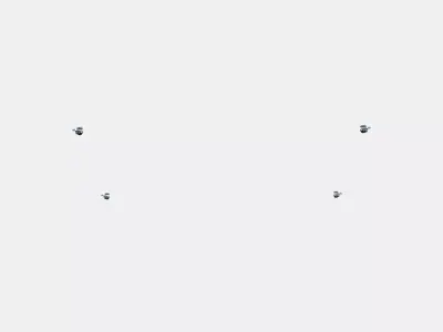 BESTA Glass shelf Low-poly 3D model