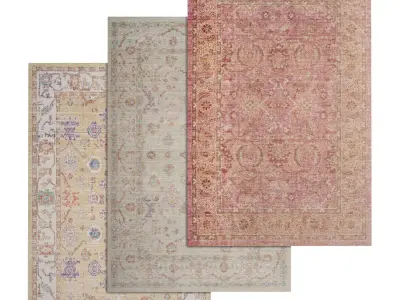 Rug Set 523 3D model