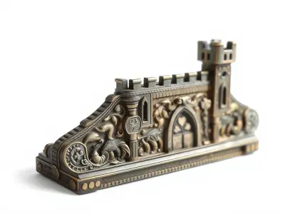 Medieval Castle Decorative Artifact model pack Low-poly 3D model