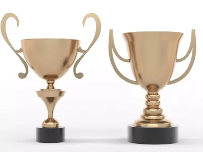 Trophy Cups 3D model