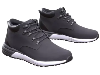 Boots Low-poly 3D model