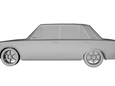 Lada Car 60s 3D model