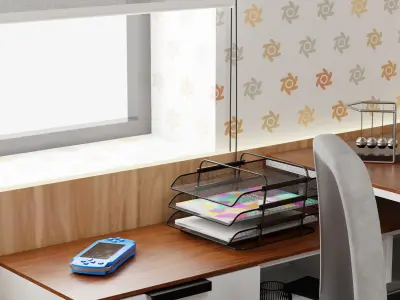 Kid room interior design 3D model