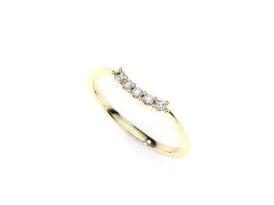 WEDDING RING MY050 3D print model