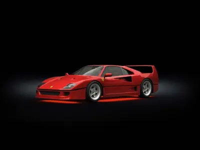 FERRARI F40 FOR 3D PRINTING 3D model
