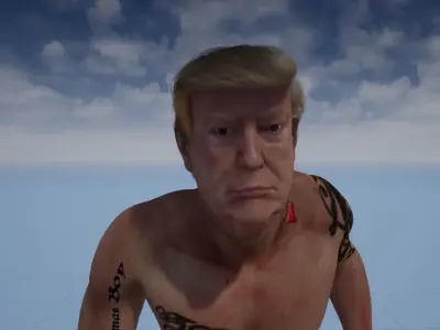 Workout Trump Unreal Engine model--coolgames 3D model