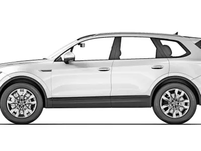 Volkswagen Touareg base 2019 3D model